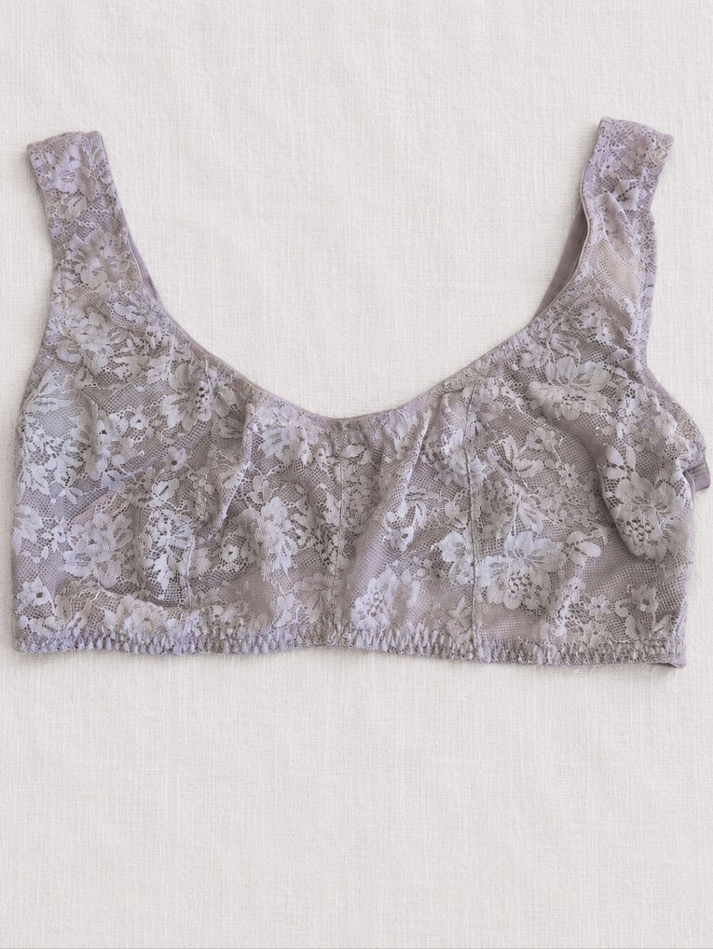 Victoria's Secret Lace Bralette in Gray Size XL